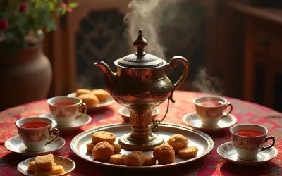 Making authentic pink tea (kashmiri chai) at home