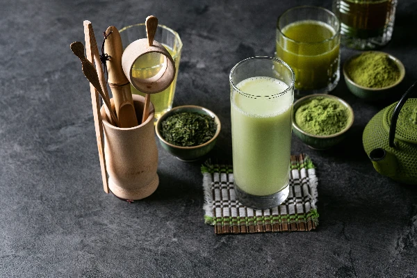 variety of matcha tea