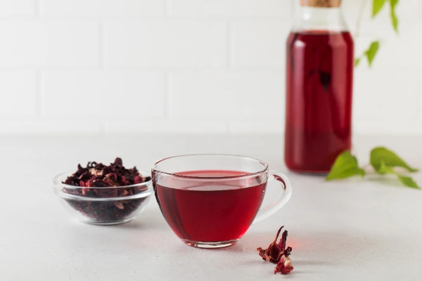 herbal tea made from hibiscus petals - Hibiscus tea