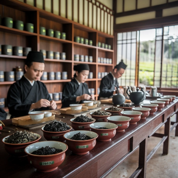 tea leaf grading process