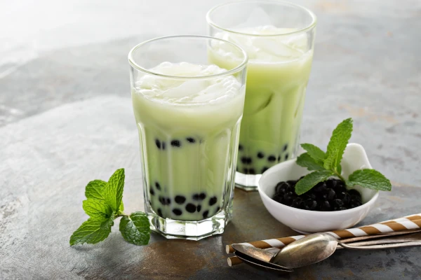 matcha boba tea