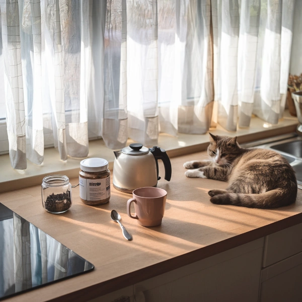 instant tea on table